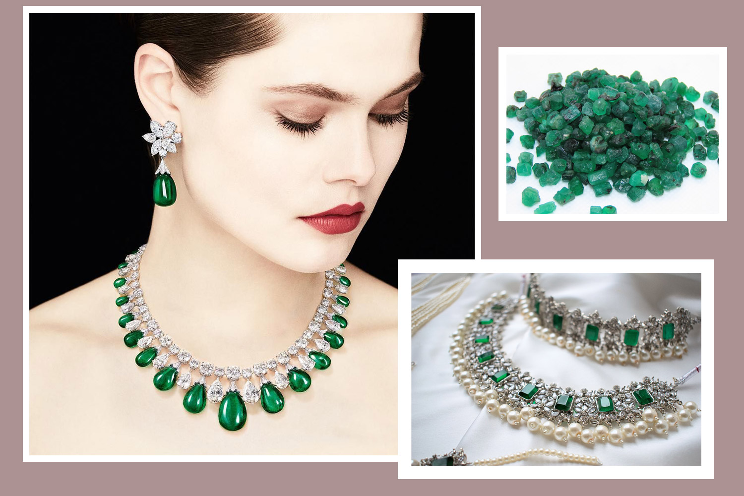 Differences between natural emerald and fake